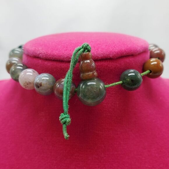 🔹️Multicolored Earth Toned Beaded Meditation Bracelet - Picture 9 of 10